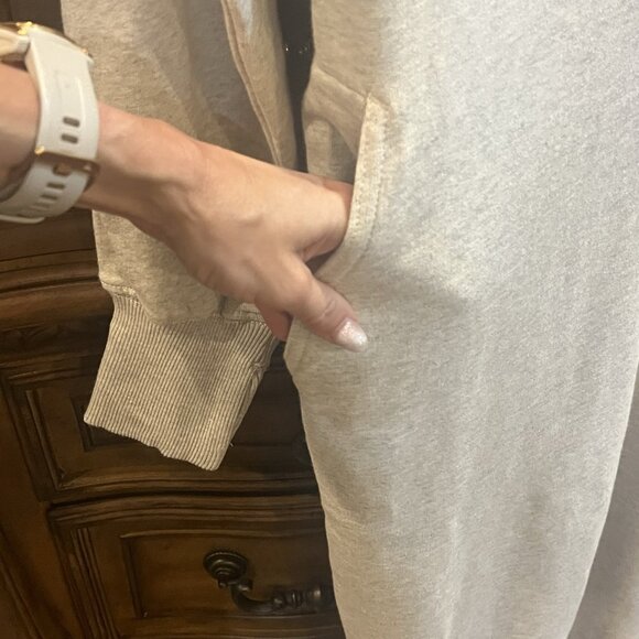 NWT Free People Movement x HATCH Maternity Warm Up Jumpsuit Medium Romper Grey - Picture 7 of 16